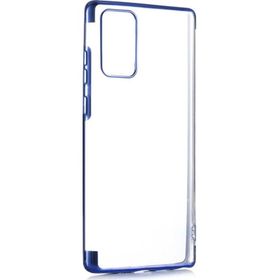 Ceponya Galaxy Note 20 Ultra İnce Köşeleri Renkli Şeffaf Silikon Kılıf