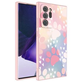 Ceponya Galaxy Note 20 Ultra Kamera Korumalı Desenli Sert Silikon Epoksi Kapak Kılıf