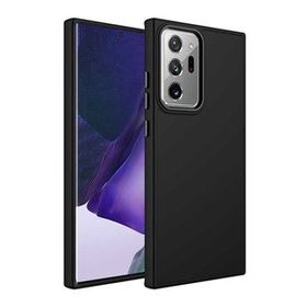 Ceponya Galaxy Note 20 Ultra Metal Çerçeve ve Buton Tasarımlı Silikon Luna Kapak Kılıf