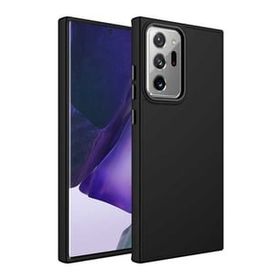 Ceponya Galaxy Note 20 Ultra Metal Çerçeve ve Buton Tasarımlı Silikon Luna Kapak Kılıf