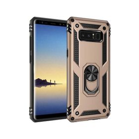 Ceponya Galaxy Note 8 Yüzüklü Standlı Manyetikli Armor Zırh Kılıf