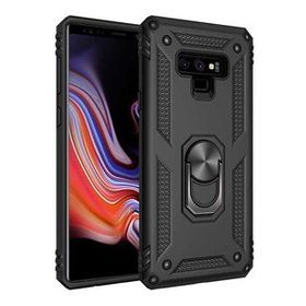 Ceponya Galaxy Note 9 Yüzüklü Standlı Manyetikli Armor Zırh Kılıf