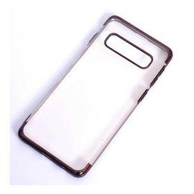 Ceponya Galaxy S10 İnce Köşeleri Renkli Şeffaf Silikon Kılıf