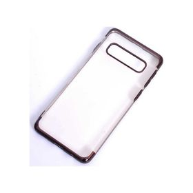 Ceponya Galaxy S10 İnce Köşeleri Renkli Şeffaf Silikon Kılıf