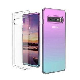 Ceponya Galaxy S10 Plus Kamera Korumalı Süper Silikon Kapak Kılıf