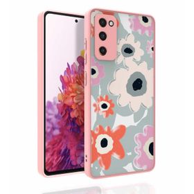 Ceponya Galaxy S20 Fe Desenli Kamera Korumalı Parlak Nora Kapak Kılıf