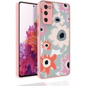 Ceponya Galaxy S20 Fe Desenli Kamera Korumalı Parlak Nora Kapak Kılıf