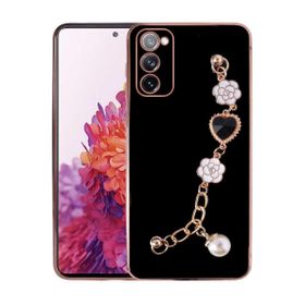 Ceponya Galaxy S20 FE El Tutamaçlı Kamera Korumalı Taka Silikon Kapak Kılıf