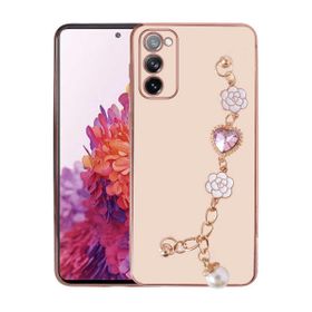 Ceponya Galaxy S20 FE El Tutamaçlı Kamera Korumalı Taka Silikon Kapak Kılıf