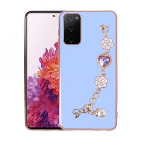 Ceponya Galaxy S20 FE El Tutamaçlı Kamera Korumalı Taka Silikon Kapak Kılıf