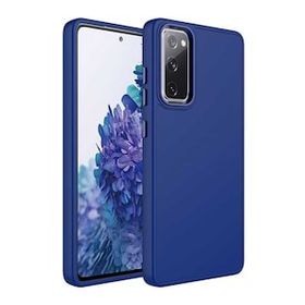 Ceponya Galaxy S20 FE Metal Çerçeve ve Buton Tasarımlı Silikon Luna Kapak Kılıf
