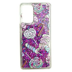 Ceponya Galaxy S20 Fe Sıvılı Simli Pullu Lüx Silikon Kılıf