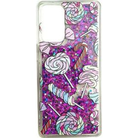 Ceponya Galaxy S20 Fe Sıvılı Simli Pullu Lüx Silikon Kılıf