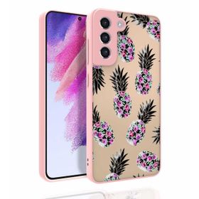 Ceponya Galaxy S21 Fe Desenli Kamera Korumalı Parlak Nora Kapak Kılıf