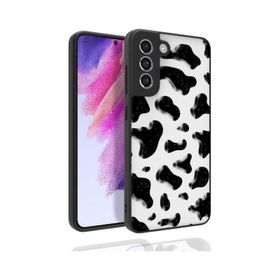 Ceponya Galaxy S21 Fe Desenli Kamera Korumalı Parlak Nora Kapak Kılıf