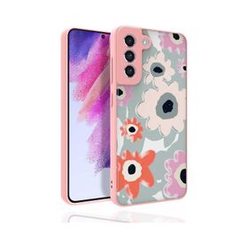 Ceponya Galaxy S21 Fe Desenli Kamera Korumalı Parlak Nora Kapak Kılıf