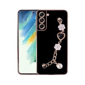 Ceponya Galaxy S21 FE El Tutamaçlı Kamera Korumalı Taka Silikon Kapak Kılıf