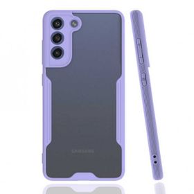 Ceponya Galaxy S21 Fe Kamera Korumalı Arkası Şeffaf Silikon Kılıf