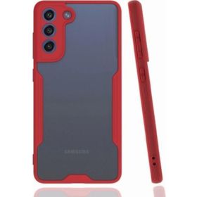 Ceponya Galaxy S21 Fe Kamera Korumalı Arkası Şeffaf Silikon Kılıf