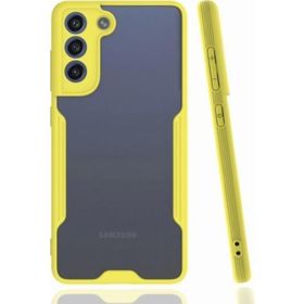 Ceponya Galaxy S21 Fe Kamera Korumalı Arkası Şeffaf Silikon Kılıf