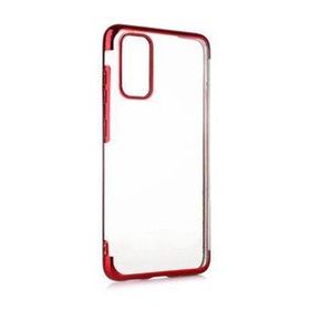 Ceponya Galaxy S21 İnce Köşeleri Renkli Şeffaf Silikon Kılıf
