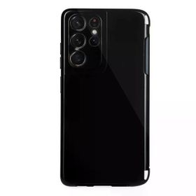 Ceponya Galaxy S21 Ultra Kalem Bölmeli Süper Silikon Kapak Kılıf