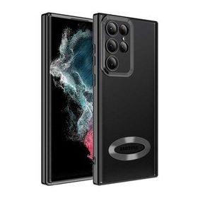 Ceponya Galaxy S22 Ultra Kamera Korumalı Logo Gösteren Omega Kapak Kılıf