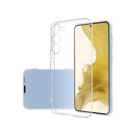 Ceponya Galaxy S23 İnce ve Esnek Şeffaf Süper Silikon Kılıf