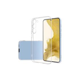 Ceponya Galaxy S23 Plus İnce ve Esnek Şeffaf Süper Silikon Kılıf