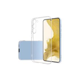 Ceponya Galaxy S23 Plus İnce ve Esnek Şeffaf Süper Silikon Kılıf