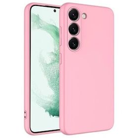 Ceponya Galaxy S23 Plus Lansman Tasarım İç Yüzeyi Kadife Silikon Kılıf