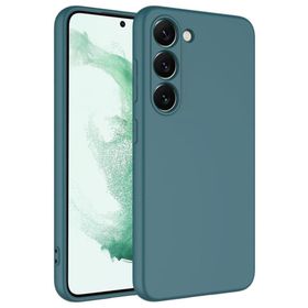 Ceponya Galaxy S23 Plus Lansman Tasarım İç Yüzeyi Kadife Silikon Kılıf