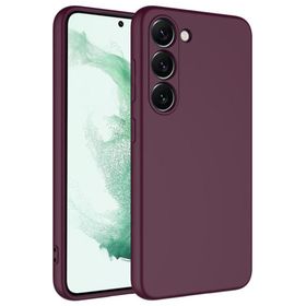 Ceponya Galaxy S23 Plus Lansman Tasarım İç Yüzeyi Kadife Silikon Kılıf