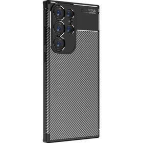 Ceponya Galaxy S23 Ultra Elde Kaymayan Kamera Korumalı Silikon Kılıf