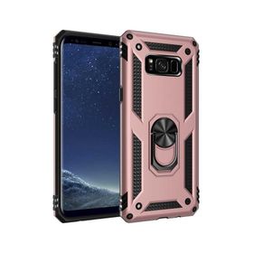 Ceponya Galaxy S8 Plus Yüzüklü Standlı Manyetikli Armor Zırh Kılıf