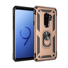 Ceponya Galaxy S9 Plus Yüzüklü Standlı Manyetikli Armor Zırh Kılıf