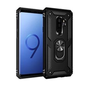 Ceponya Galaxy S9 Plus Yüzüklü Standlı Manyetikli Armor Zırh Kılıf