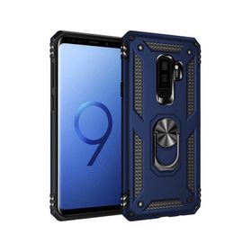 Ceponya Galaxy S9 Plus Yüzüklü Standlı Manyetikli Armor Zırh Kılıf