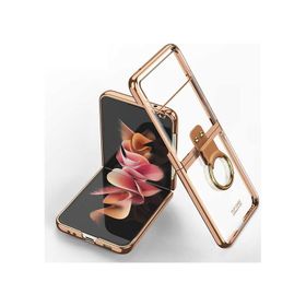 Ceponya Galaxy Z Flip 3 Yüzüklü Kıpta Kapak Kılıf