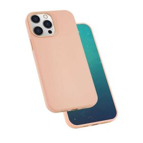 Ceponya İphone 13 Pro Max Silksafe Wireless Kadife İç Yüzey Silikon Kılıf