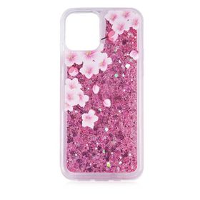 Ceponya iPhone 13 Pro Max Sıvılı Simli Pullu Lüx Silikon Kılıf