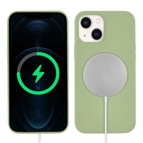 Ceponya İphone 13 Silksafe Wireless Kadife İç Yüzey Silikon Kılıf