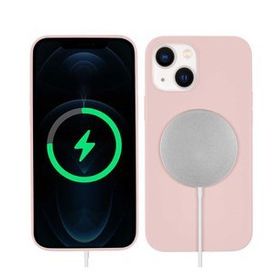 Ceponya İphone 13 Silksafe Wireless Kadife İç Yüzey Silikon Kılıf