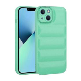 Ceponya iPhone 14 Kamera Korumalı Airbagli Dikişli Silikon Kılıf