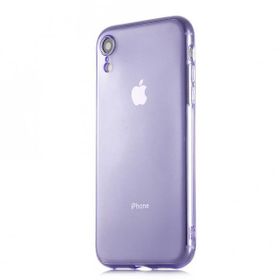 Ceponya iPhone XR 6.1 inç Kamera Çıkıntılı Renkli Trasnparan Silikon Kılıf