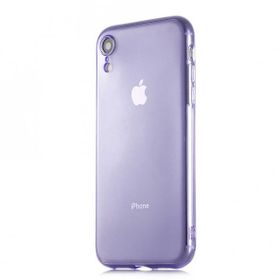 Ceponya iPhone XR 6.1 inç Kamera Çıkıntılı Renkli Trasnparan Silikon Kılıf