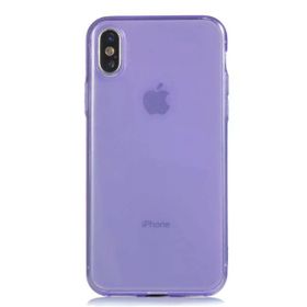 Ceponya iPhone X/XS 5.8 inç Kamera Çıkıntılı Renkli Trasnparan Silikon Kılıf
