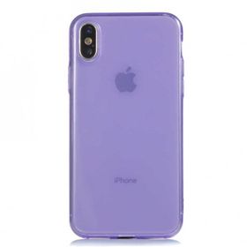 Ceponya iPhone X/XS 5.8 inç Kamera Çıkıntılı Renkli Trasnparan Silikon Kılıf