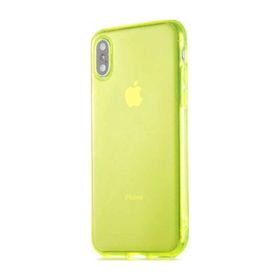 Ceponya iPhone X/XS 5.8 inç Kamera Çıkıntılı Renkli Trasnparan Silikon Kılıf