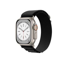 Ceponya KRD-74 Apple Watch 7 45 mm Renkli Hasır Tokalı Kordon